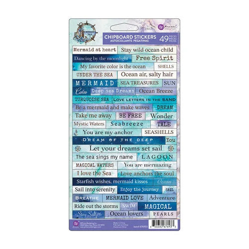 A Mermaid's Tale Chipboard
