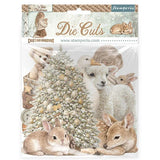 White Christmas Ephemera Die Cuts