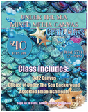 Under The Sea Mixed Media Canvas Craft Class