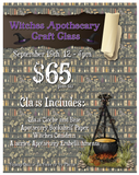 Witches Apothecary Craft Class