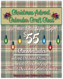 Christmas Advent Calendar Craft Class
