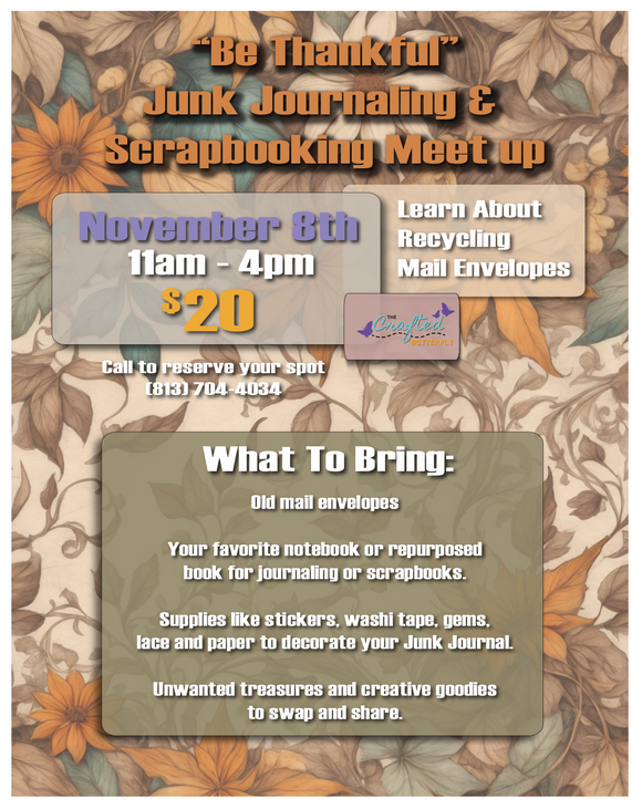 Junk Journaling & Scrapbooking Meet-Up