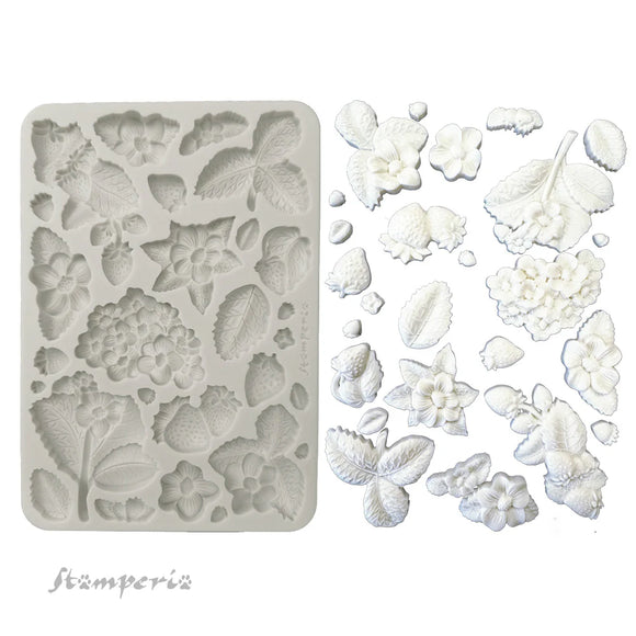 Hidden Grove Strawberries Silicone Mould