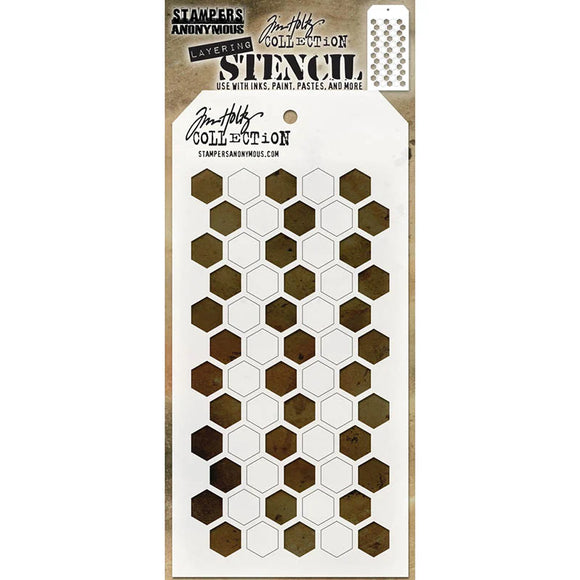 Layering Stencil Shifter Hex Stencil