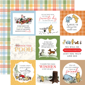 Winnie The Pooh 4x4 Journaling Cards