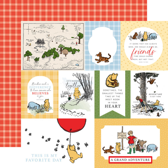 Winnie The Pooh Multi Journaling Cards