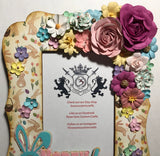 Hoppy Easter Floral Frame