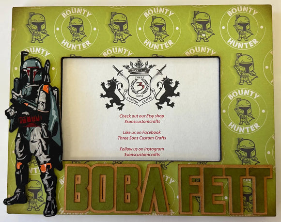 Boba Fett Star Wars Inspired Frame
