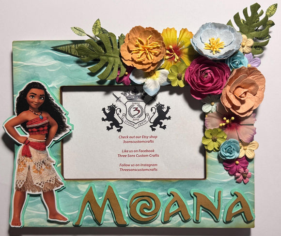 Moana Floral Frame