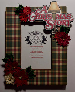 A Christmas Story Floral Frame