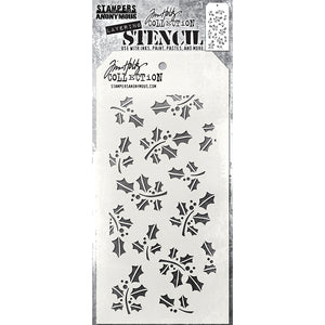 Layering Stencil Hollyberry