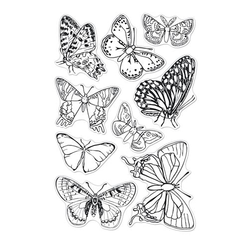 Hero Arts Beautiful Butterflies Stamp