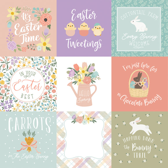 It's Easter Time: 4x4 Journaling Cards