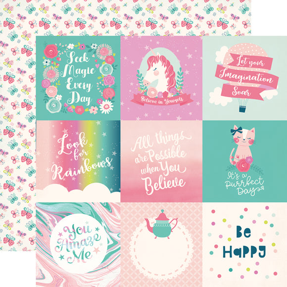 Imagine That! Girl: 4x4 Journaling Cards