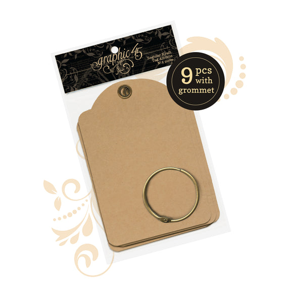2″ Bronze Binder Rings – Graphic 45 Papers