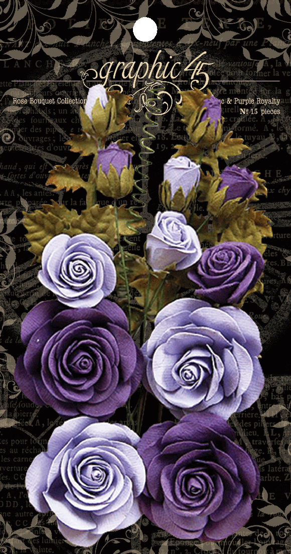 Rose Bouquet French Lilac & Purple Royalty
