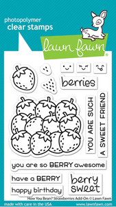 Lawn Fawn Clear Strawberry Stamps