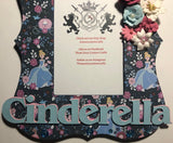 Cinderella Floral Inspired Frame