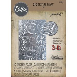 Sizzix: Mechanics 3D Embossing Folder